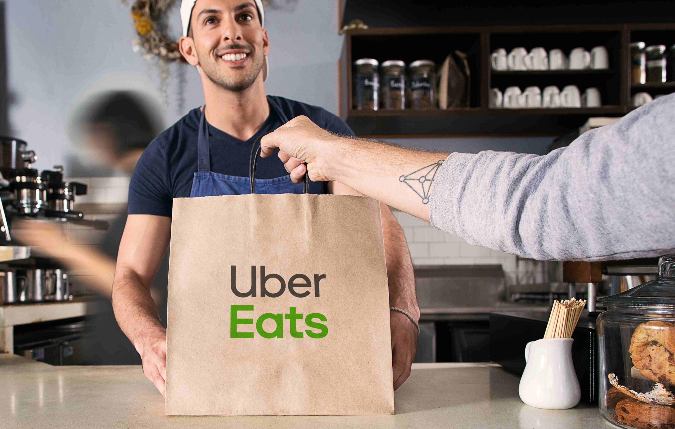 Uber Eats allows you to tip restaurants in the app.
